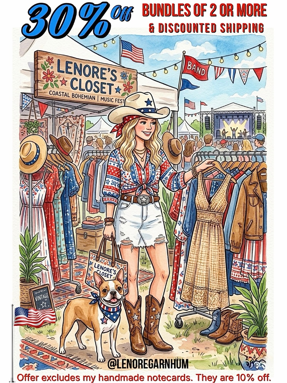 30%off bundles-eclectic closet, country girl, boho, rockabilly, preppy, classic